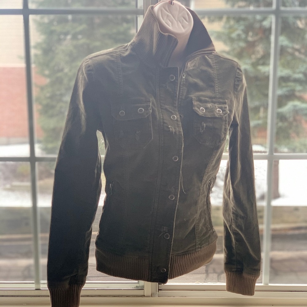 Olive Corduroy Jacket